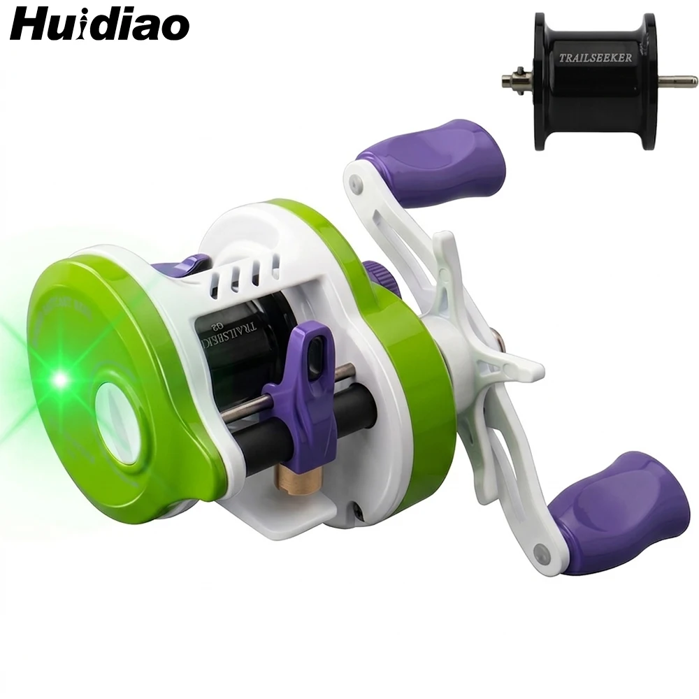 Fly Reel - รอกเบทคาสติ้ง Huidiao TRAILSEEKER DC แบบกลม ระบบเบรกดิจิตอล