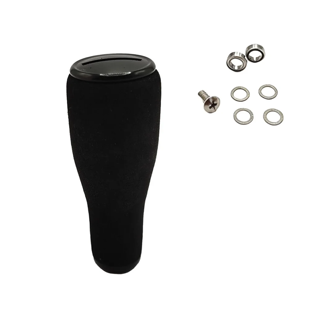 Fly Reel - ด้ามจับ EVA สำหรับรอกเบทคาสติ้ง ติดตั้งง่าย พร้อมสกรูและลูกปืน อะไหล่รอกตกปลา