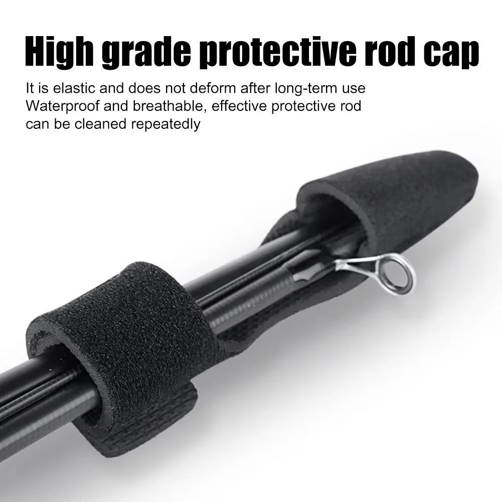 Reel Drag Knob - ปลอกป้องกันคันเบ็ดแบบยืดหยุ่น สายรัดคันเบ็ดแบบพิเศษ ชุดสายรัดคันเบ็ด สายรัดคันเบ็ดแบบม้วนลายหยดน้ำ อุปกรณ์ตกปลา