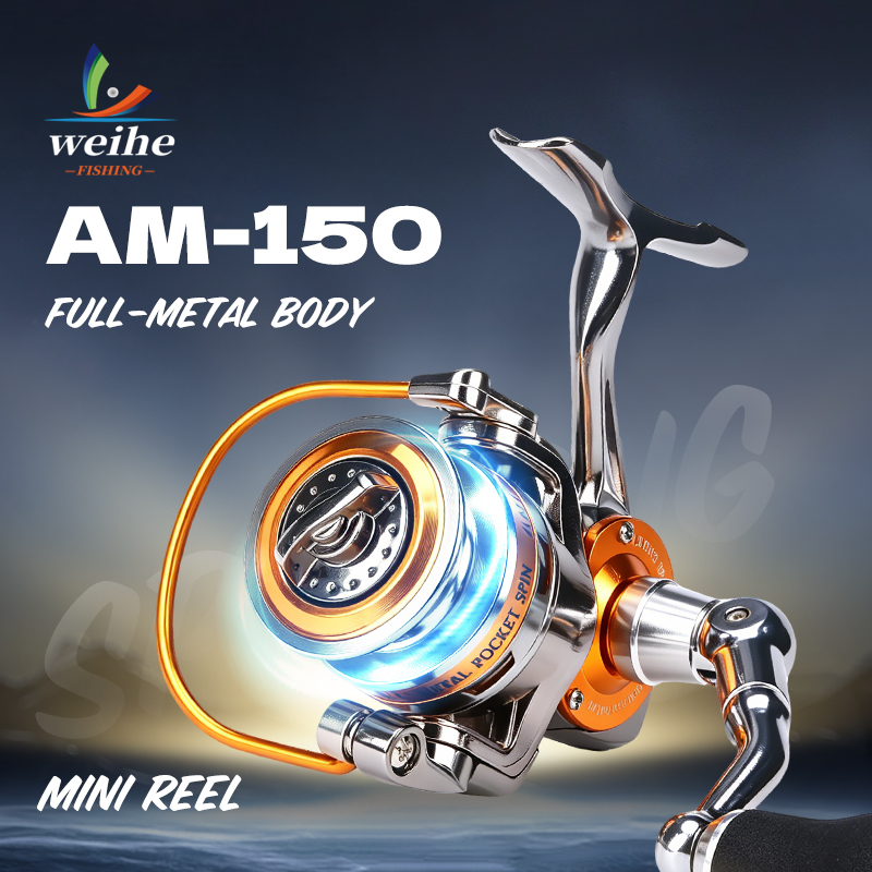 เว่ยเหอ 150 #   รอกตกปลาโลหะขน - Ice Fishing Reel บทวิจารณ์และราคา