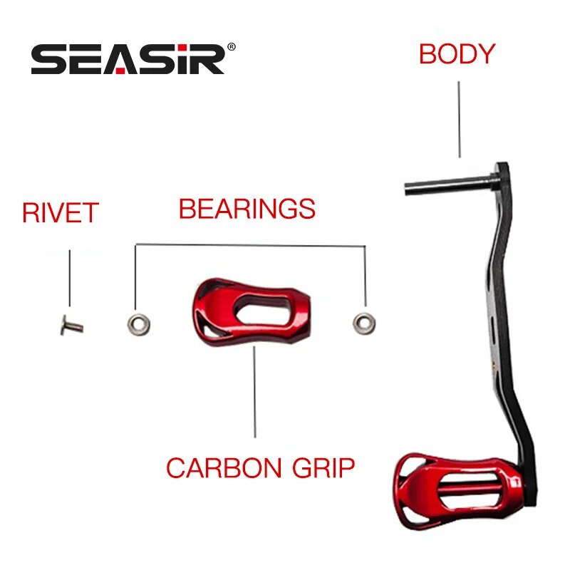 SEASIR คาร์บอนไฟเบอร์ตกปลา Ree - Reel Drag Knob บทวิจารณ์และราคา