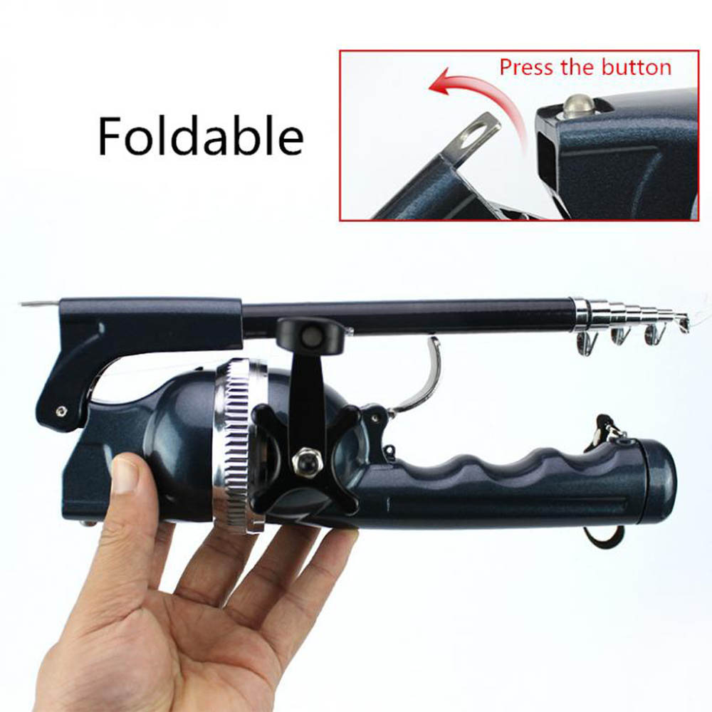 คันเบ็ดตกปลาทะเลแบบพับได้ 1.4  - Ice Fishing Reel บทวิจารณ์และราคา