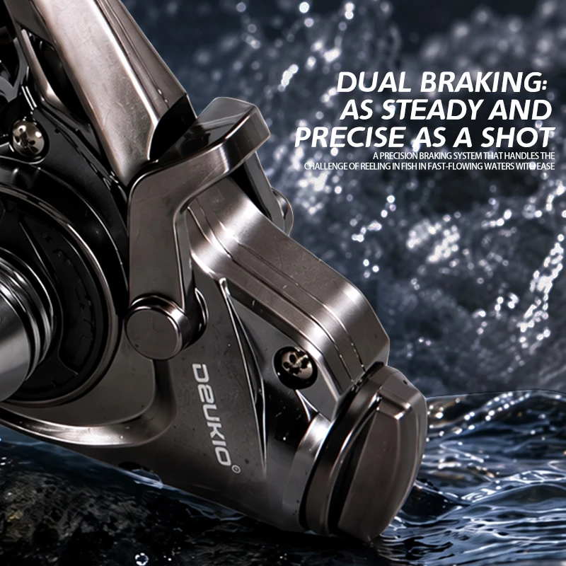 รอกตกปลา DEUKIO แบบสปินนิ่งขนา - Ice Fishing Reel บทวิจารณ์และราคา